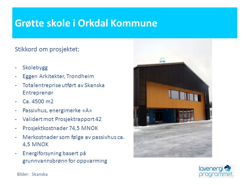 Grøtte skole i Orkdal Kommune