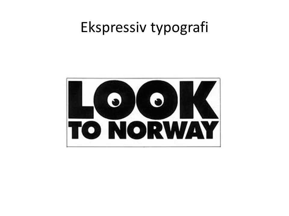 Ekspressiv typografi
