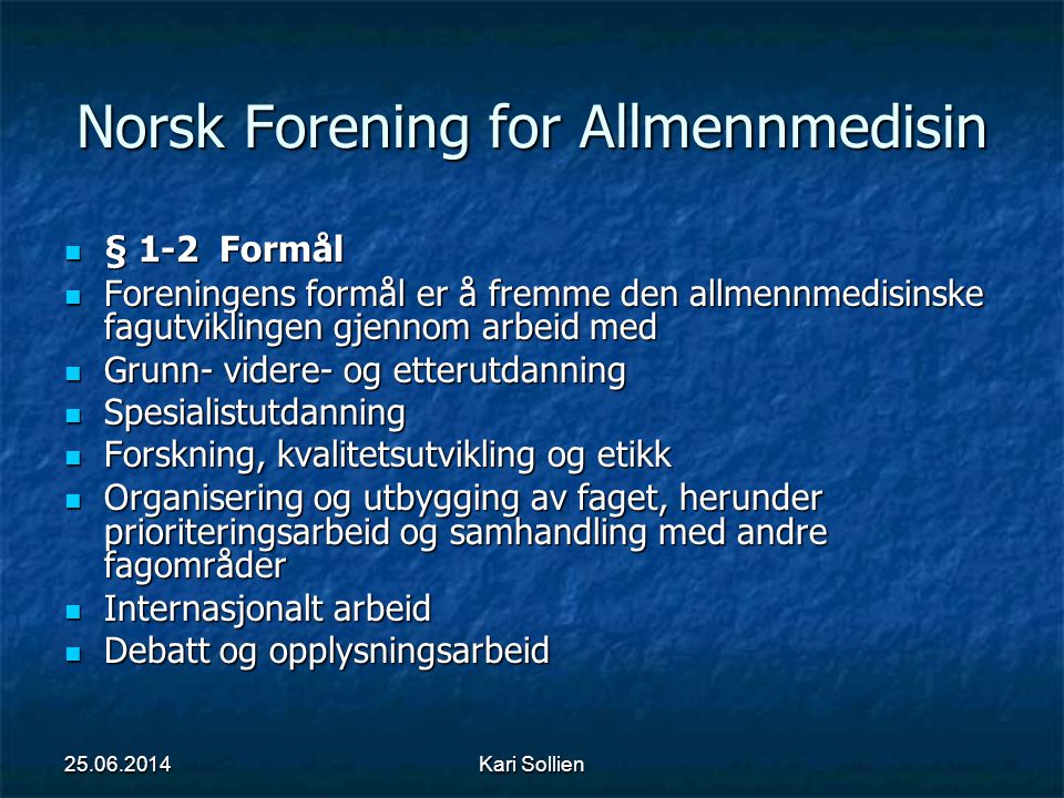 Norsk Forening for Allmennmedisin