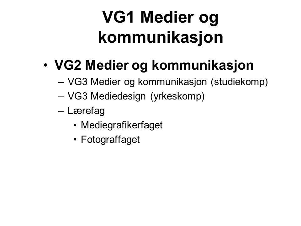 VG1 Medier og kommunikasjon