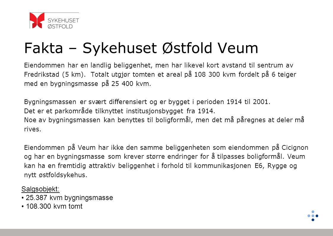 Fakta – Sykehuset Østfold Veum