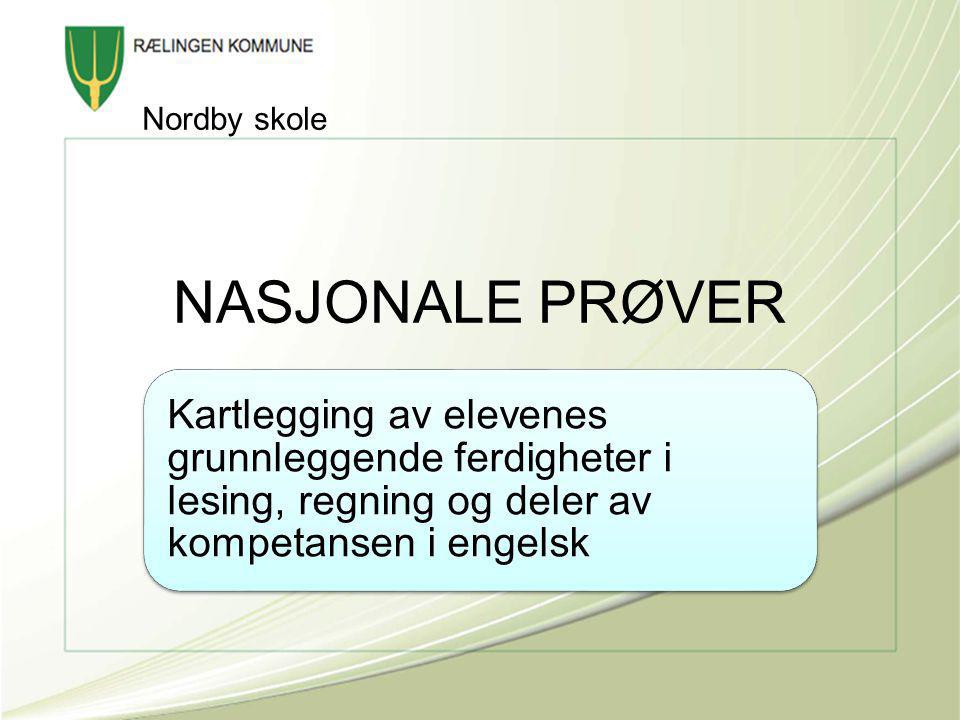 Nordby skole NASJONALE PRØVER.