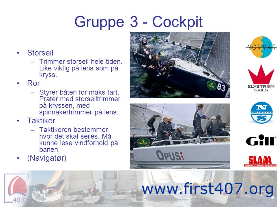 Gruppe 3 - Cockpit   Fortitude Storseil Ror Taktiker
