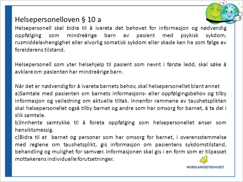 Helsepersonelloven § 10 a