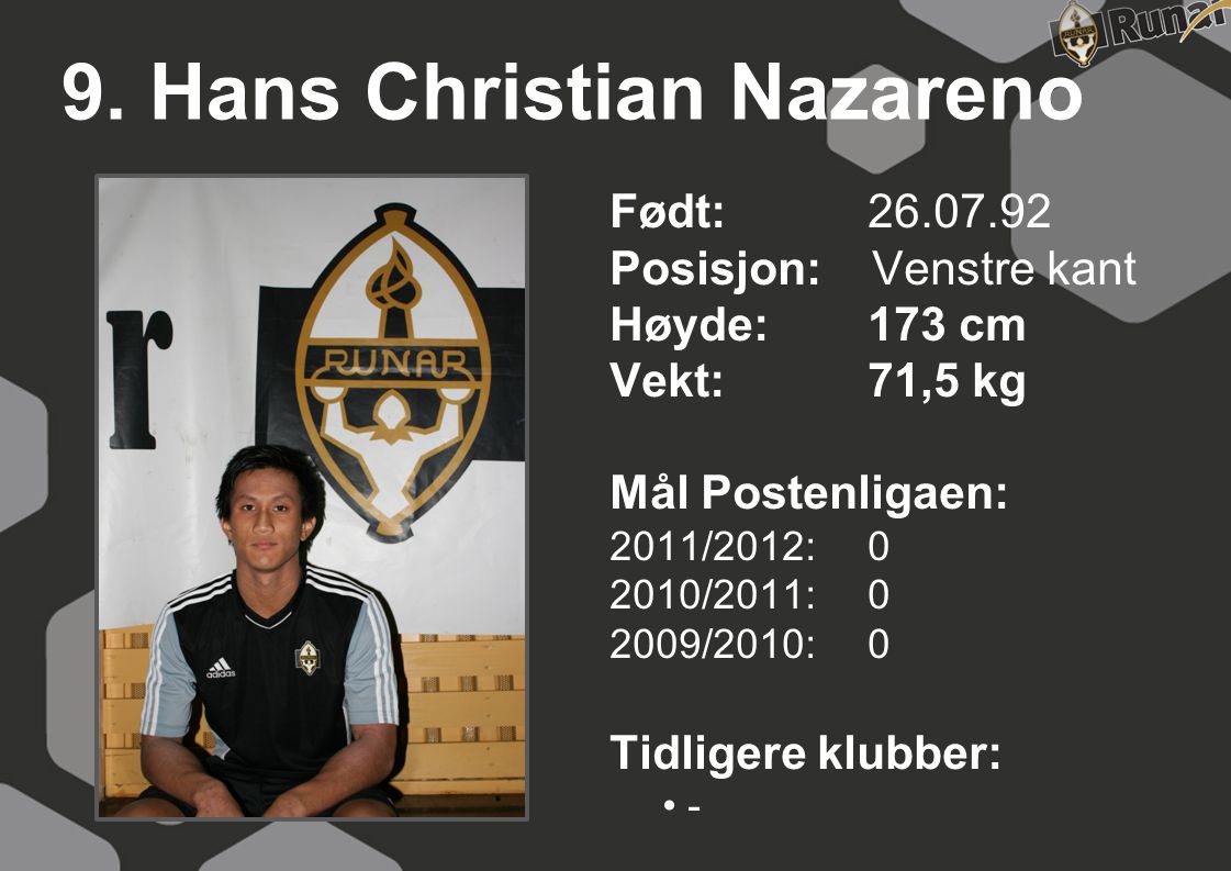 9. Hans Christian Nazareno