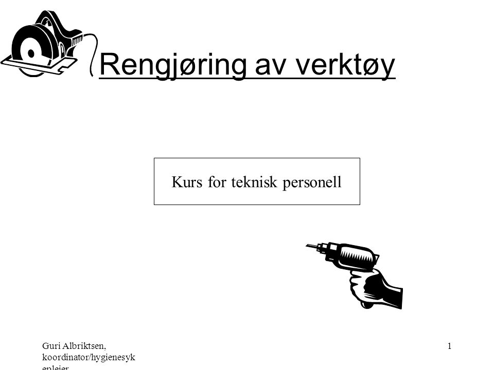 Kurs for teknisk personell