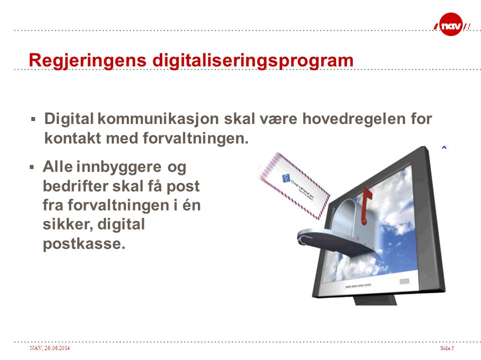 Regjeringens digitaliseringsprogram