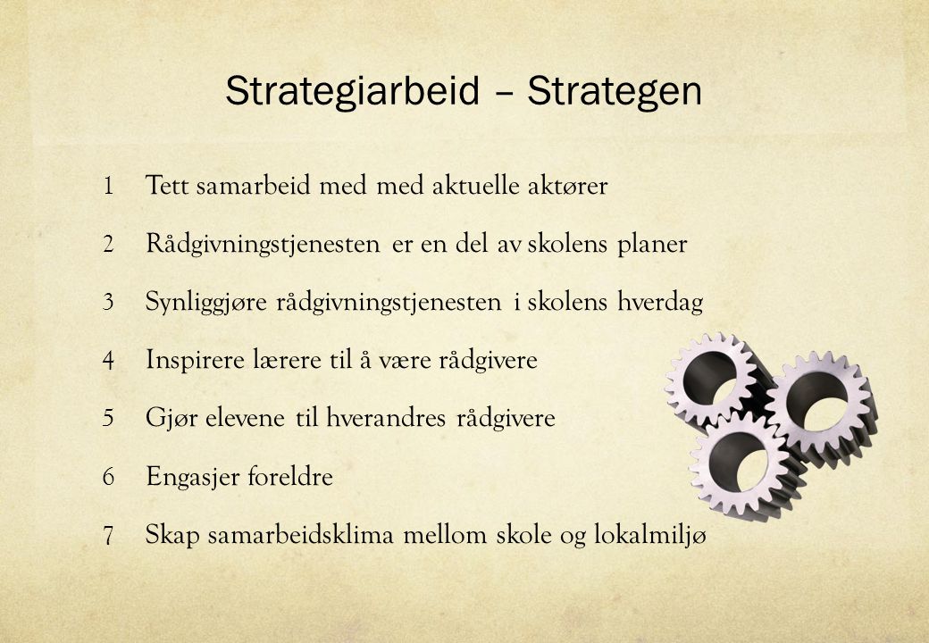 Strategiarbeid – Strategen