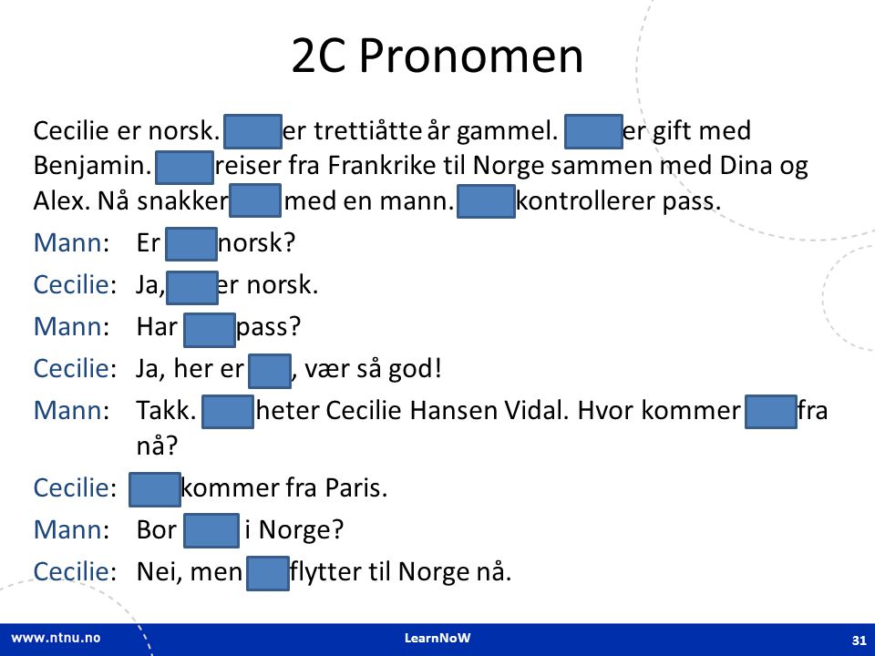 2C Pronomen