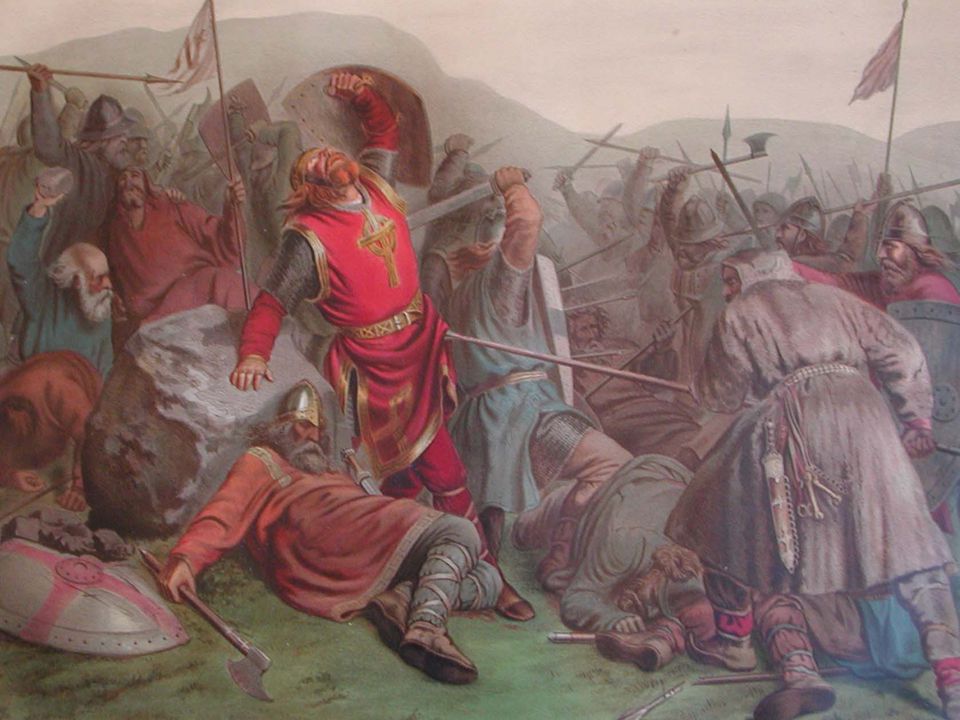 Olav Haraldsson I 1015 ankom Olav Haraldsson Norge og fullførte rikssamlingen.