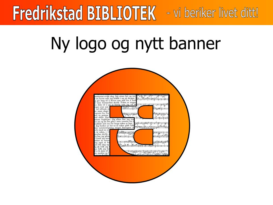 Ny logo og nytt banner