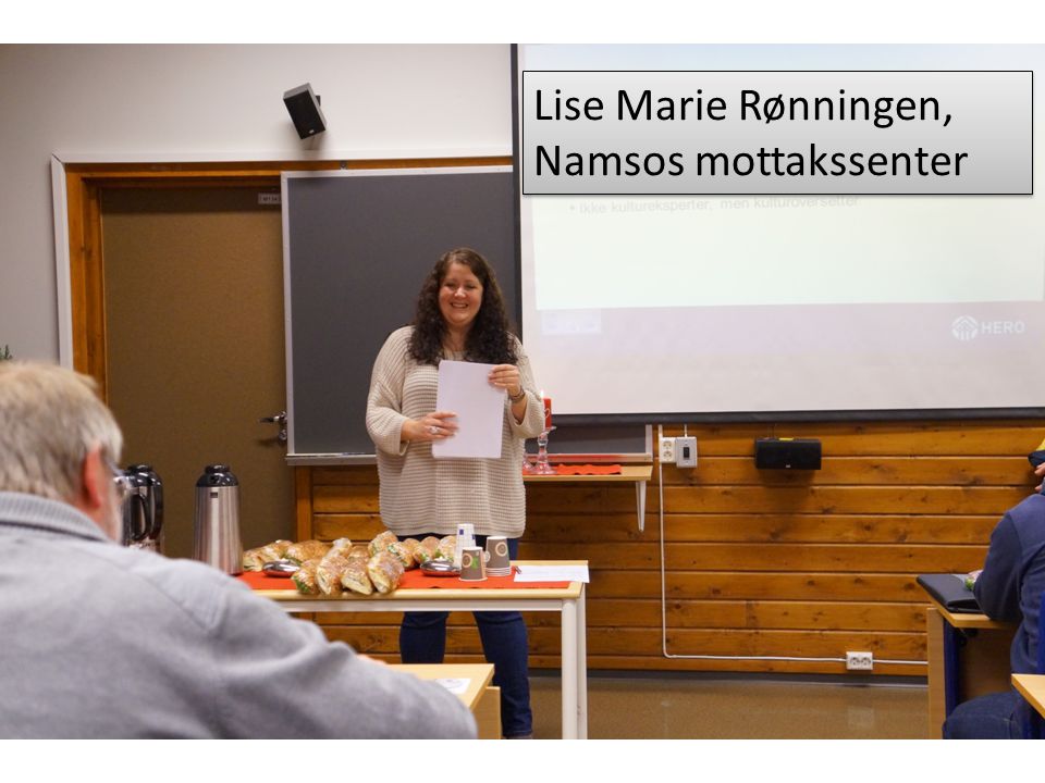 Lise Marie Rønningen, Namsos mottakssenter