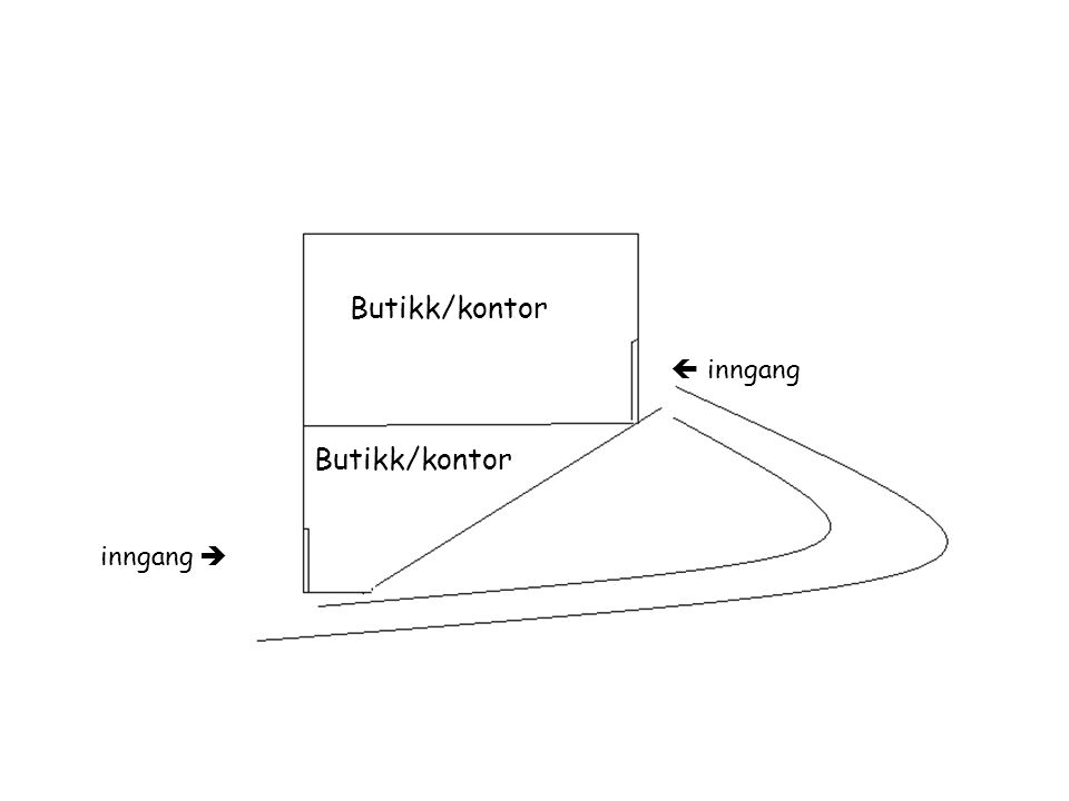 Butikk/kontor  inngang Butikk/kontor inngang 