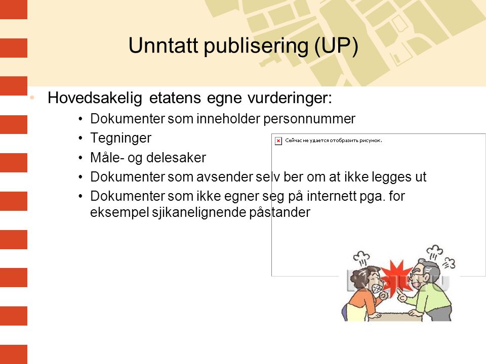 Unntatt publisering (UP)