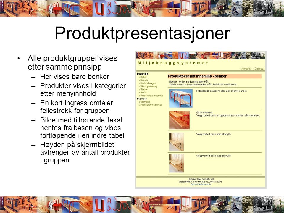 Produktpresentasjoner