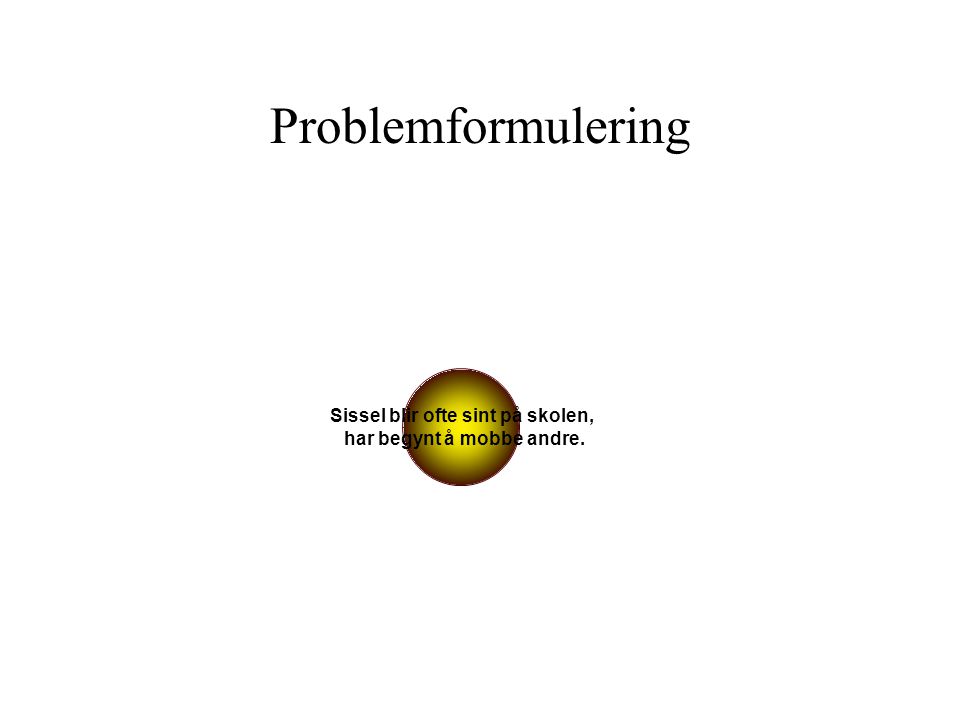 Problemformulering