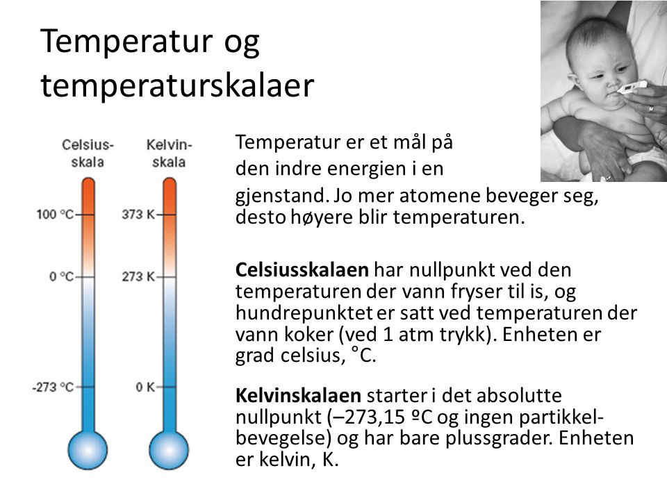 Temperatur og temperaturskalaer