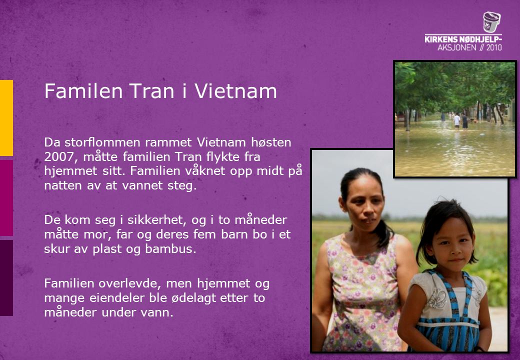 Familen Tran i Vietnam
