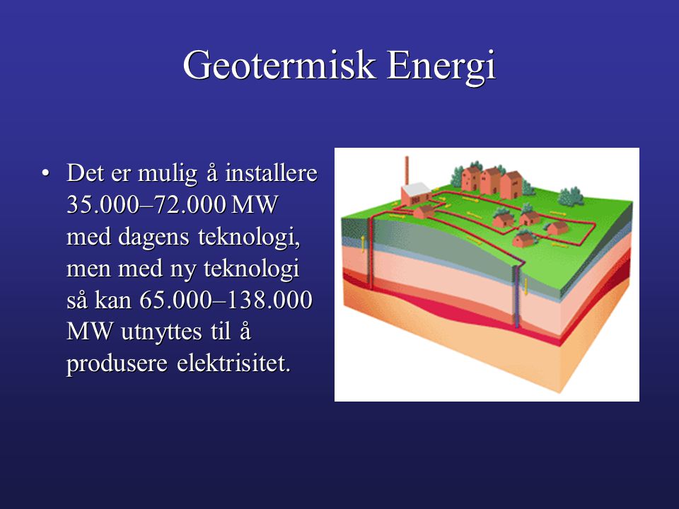 Geotermisk Energi