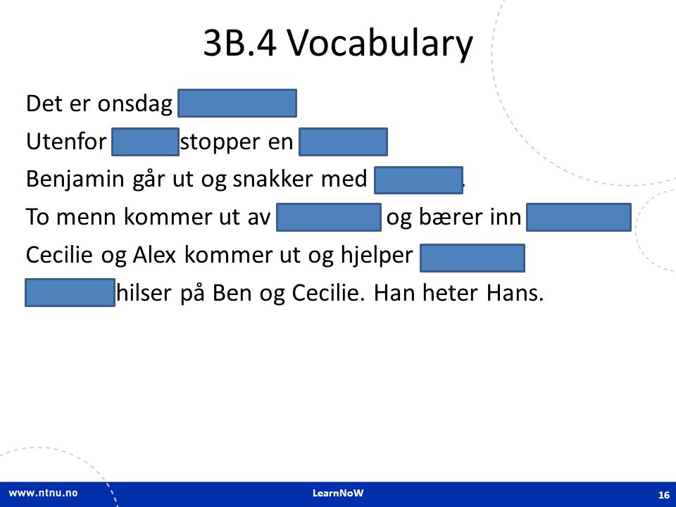 3B.4 Vocabulary