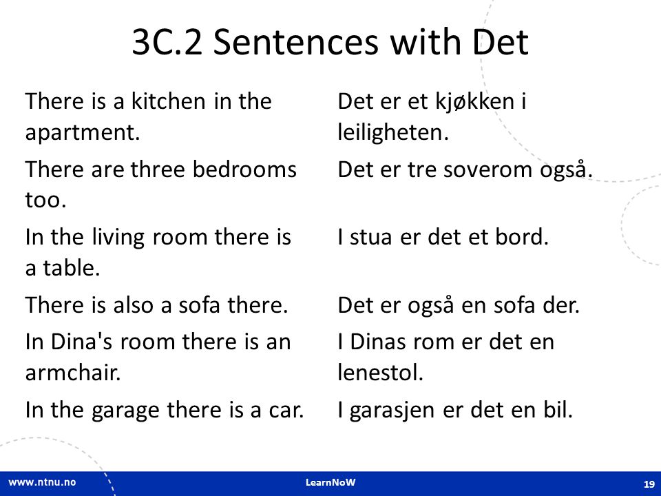 3C.2 Sentences with Det