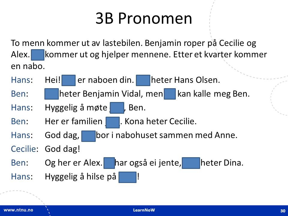 3B Pronomen