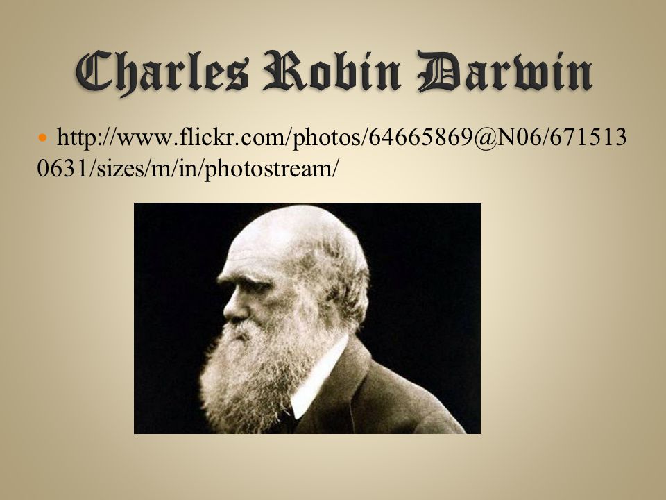 Charles Robin Darwin