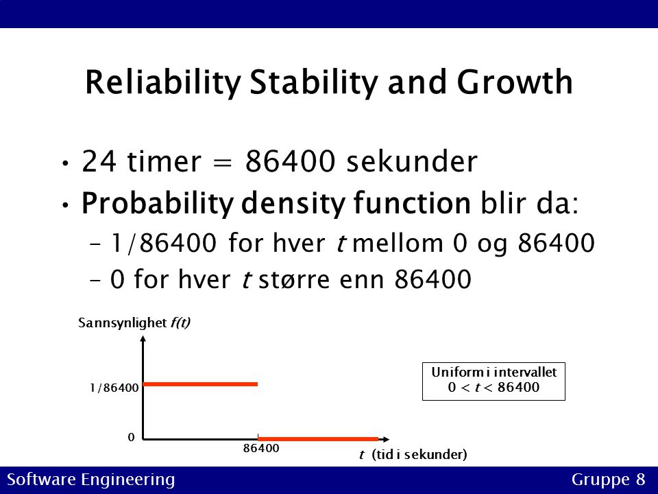 Reliability Stability and Growth
