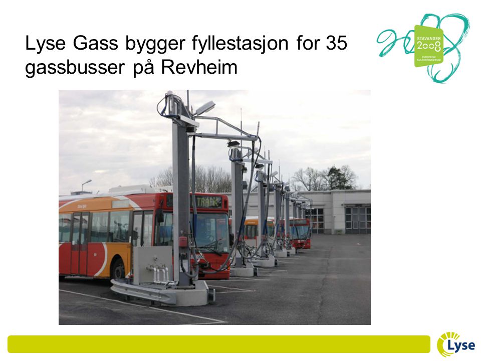 Lyse Gass bygger fyllestasjon for 35 gassbusser på Revheim