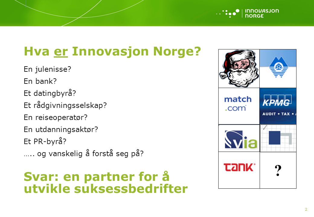 Hva er Innovasjon Norge