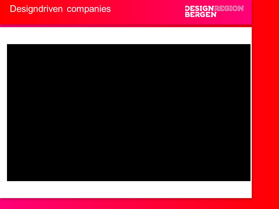 Designdriven companies