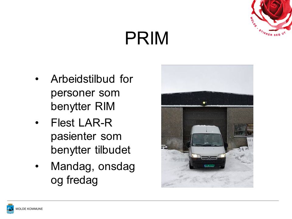 PRIM Arbeidstilbud for personer som benytter RIM