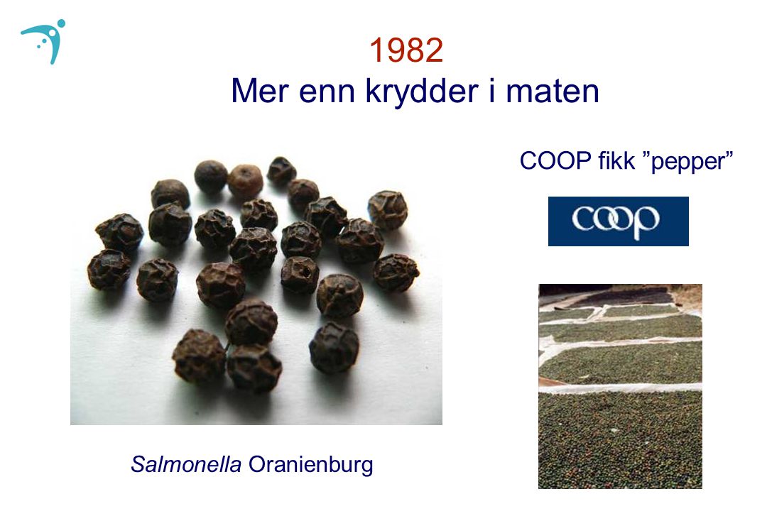 1982 Mer enn krydder i maten COOP fikk pepper Salmonella Oranienburg