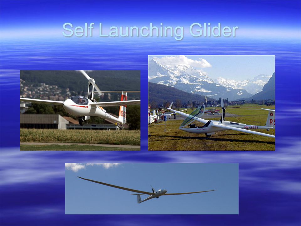 Self Launching Glider
