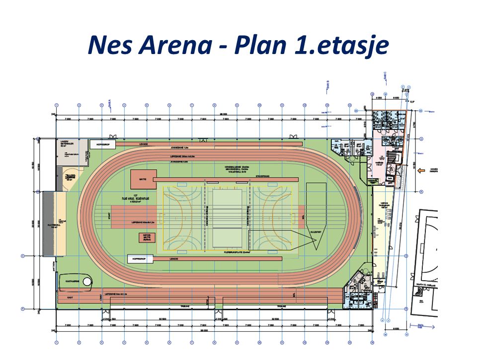 Nes Arena - Plan 1.etasje