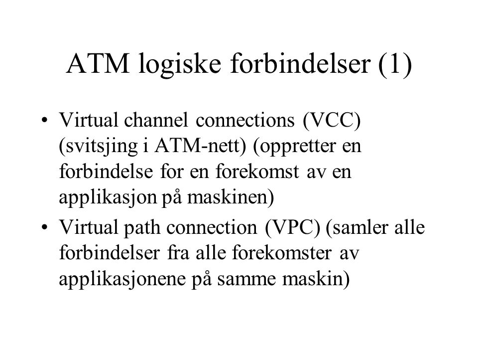 ATM logiske forbindelser (1)