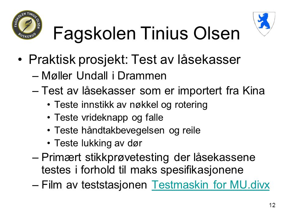 Fagskolen Tinius Olsen