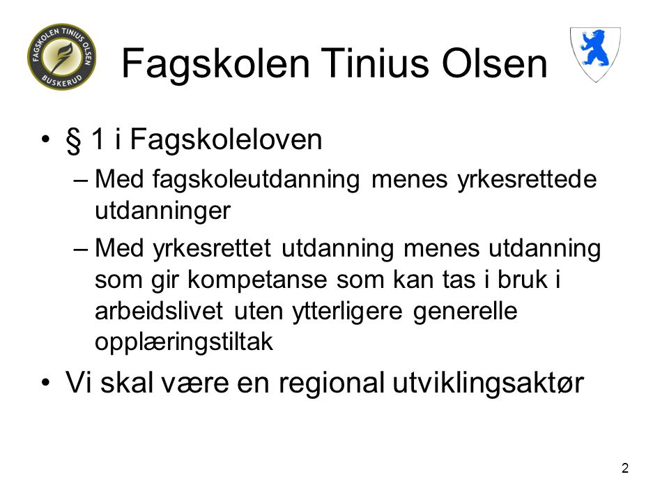 Fagskolen Tinius Olsen