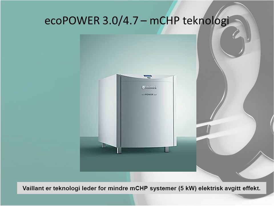 ecoPOWER 3.0/4.7 – mCHP teknologi