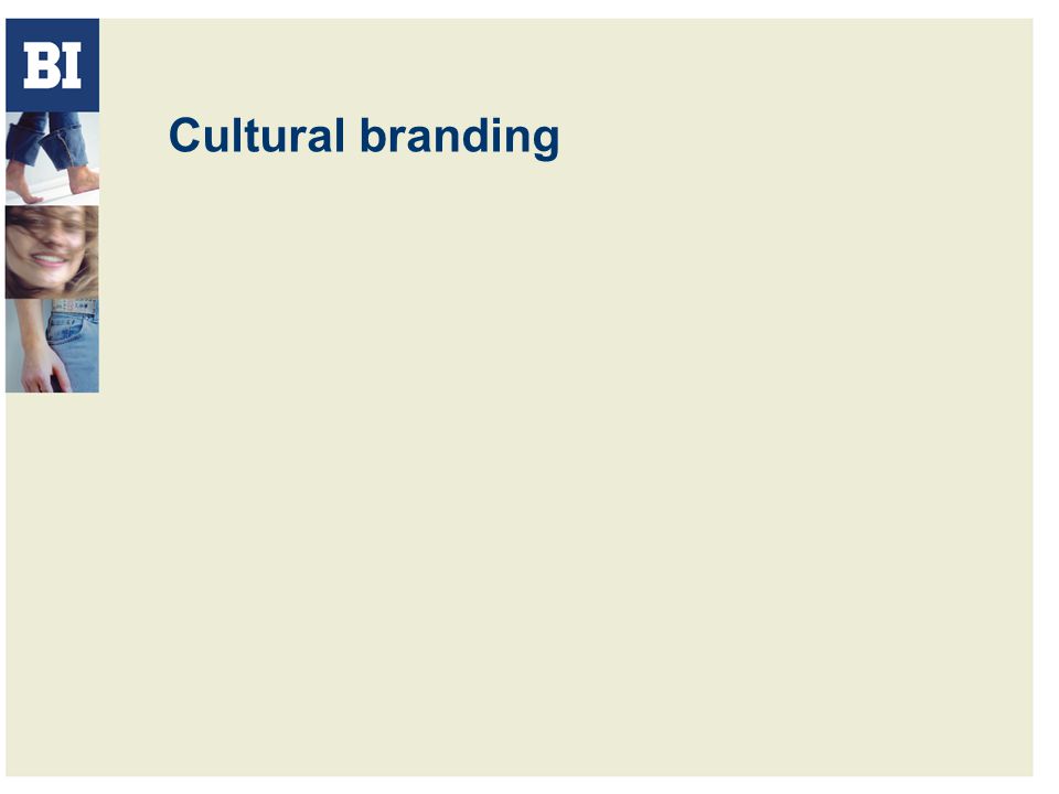 Cultural branding