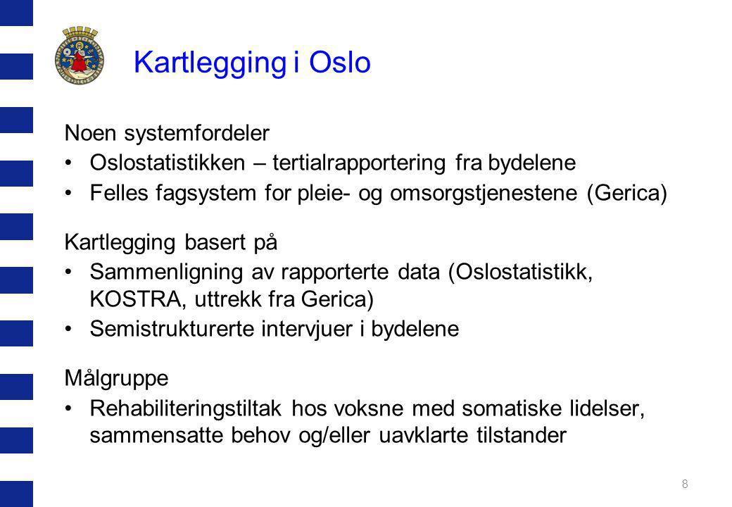 Kartlegging i Oslo Noen systemfordeler