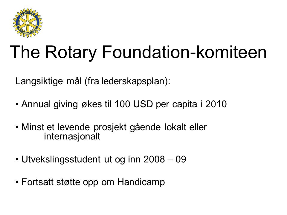 The Rotary Foundation-komiteen