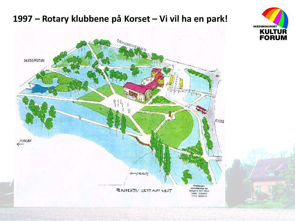 1997 – Rotary klubbene på Korset – Vi vil ha en park!