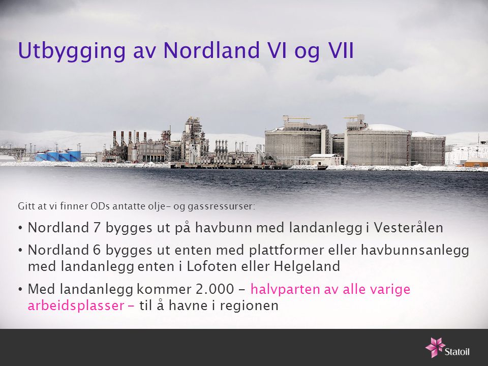 Utbygging av Nordland VI og VII