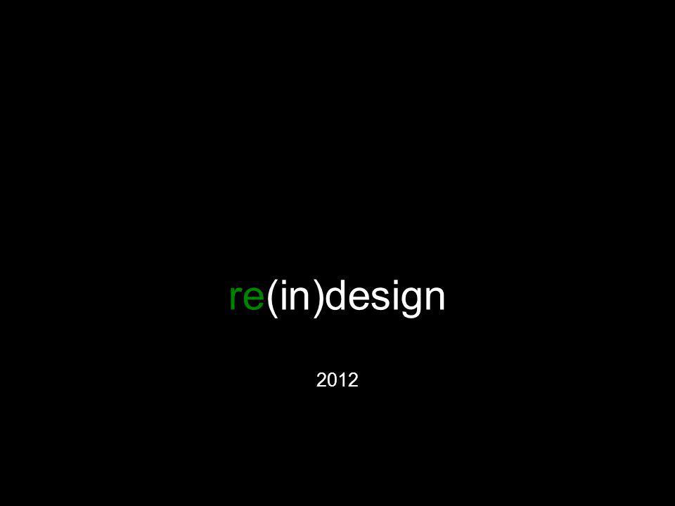 re(in)design 2012