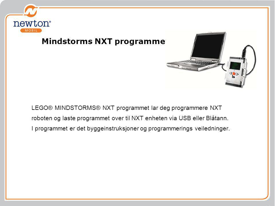 Mindstorms NXT programmet