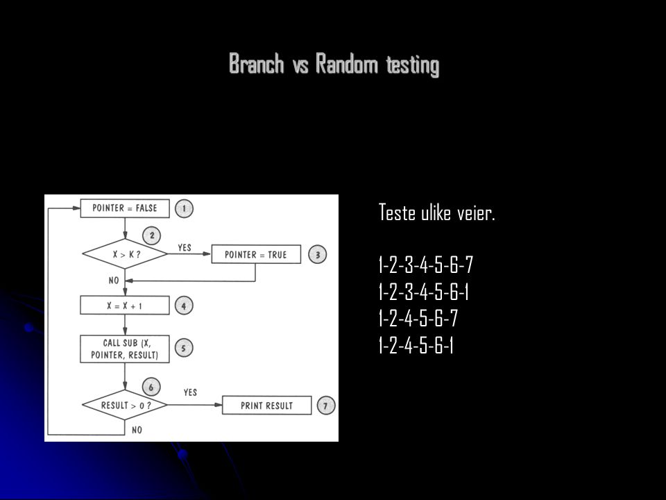 Branch vs Random testing
