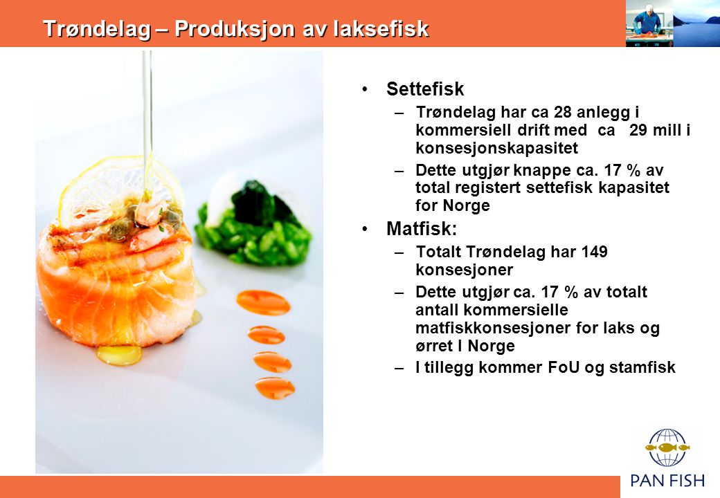 Trøndelag – Produksjon av laksefisk