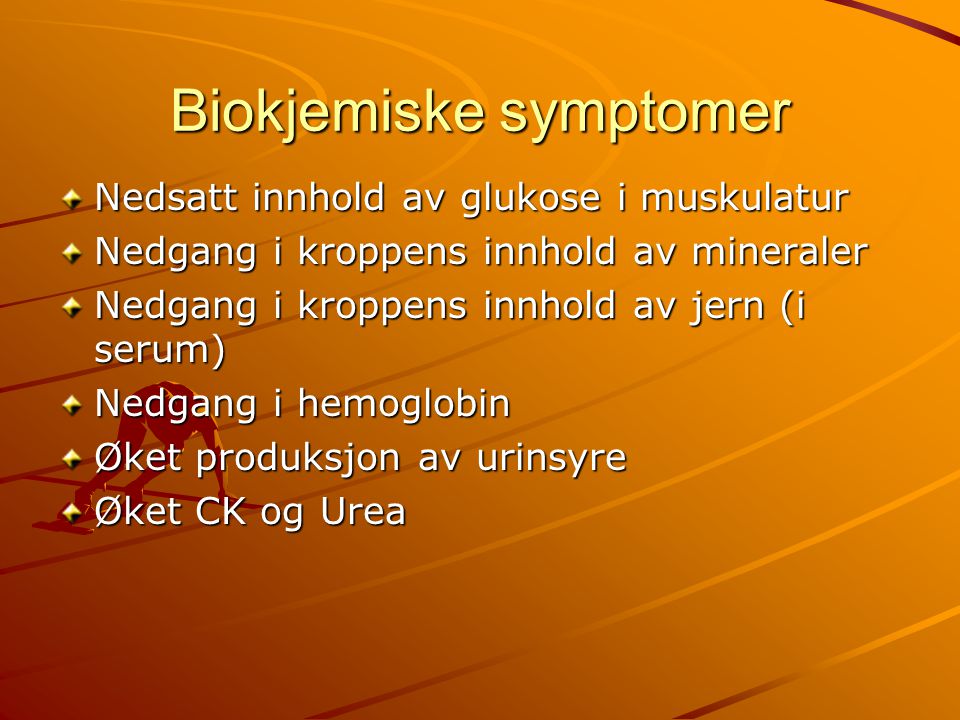 Biokjemiske symptomer