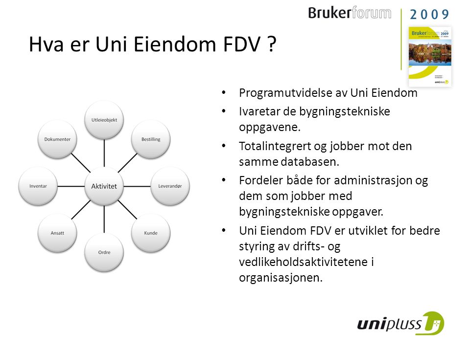 Hva er Uni Eiendom FDV Programutvidelse av Uni Eiendom